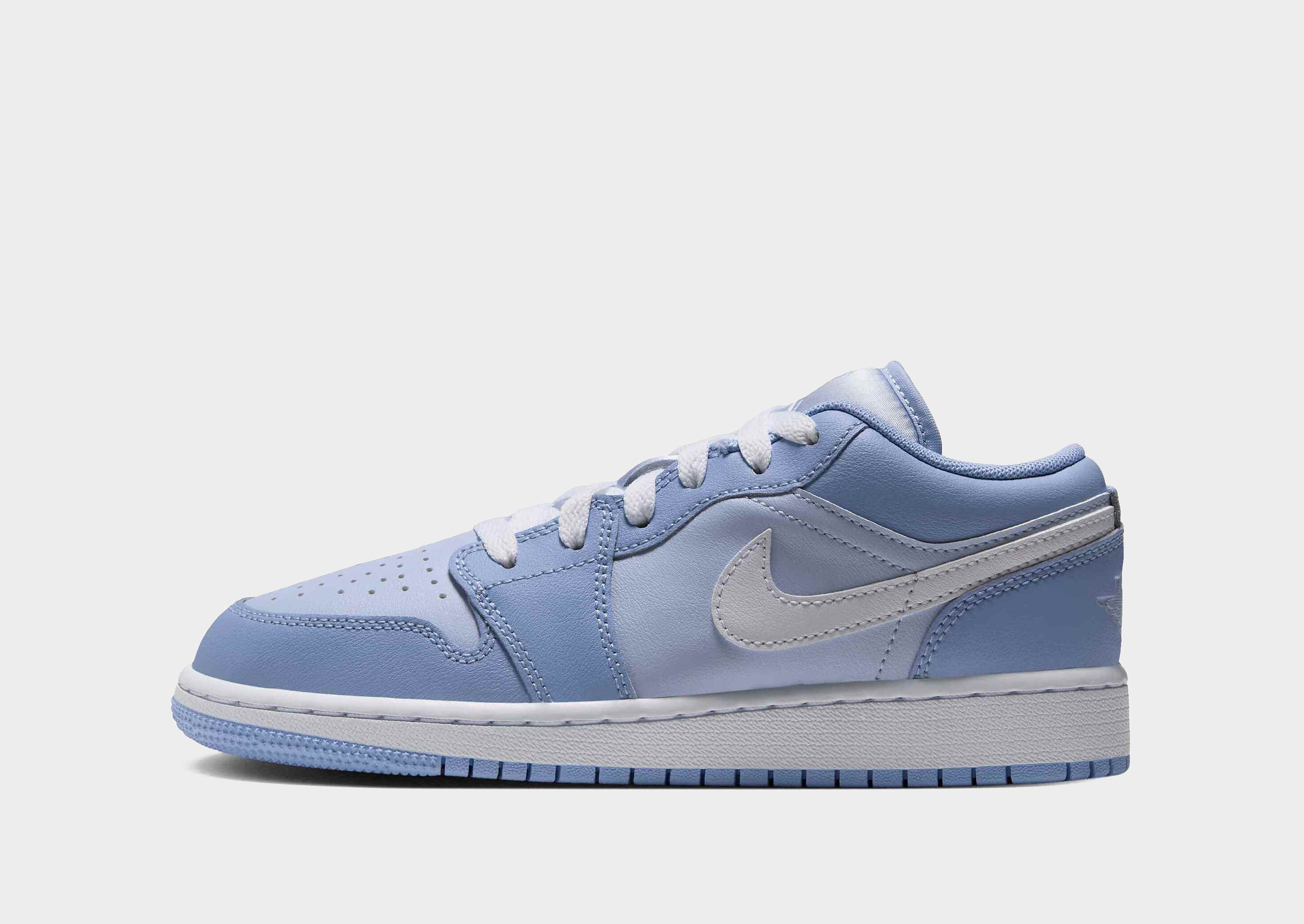 Jordan AJ1 LOW ALUM/HYDRO - Blauw - Kind, Blauw