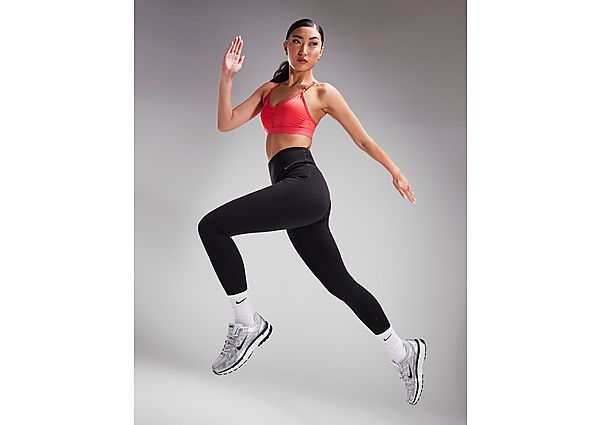 Nike Lange legging met hoge taille zakken en medium ondersteuning voor dames Universa Black Black- Dames Black Black
