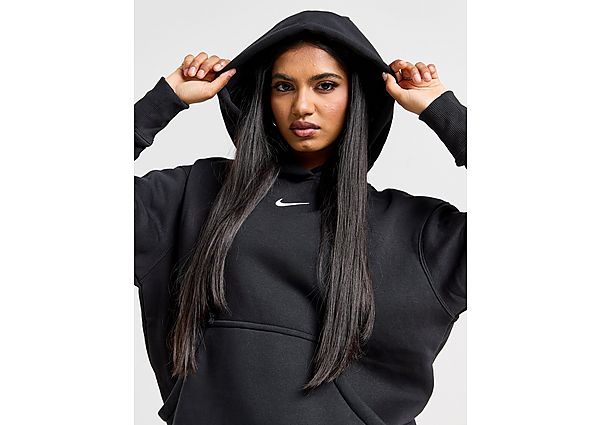 Nike Oversized hoodie voor dames Sportswear Phoenix Fleece Black Sail- Dames Black Sail