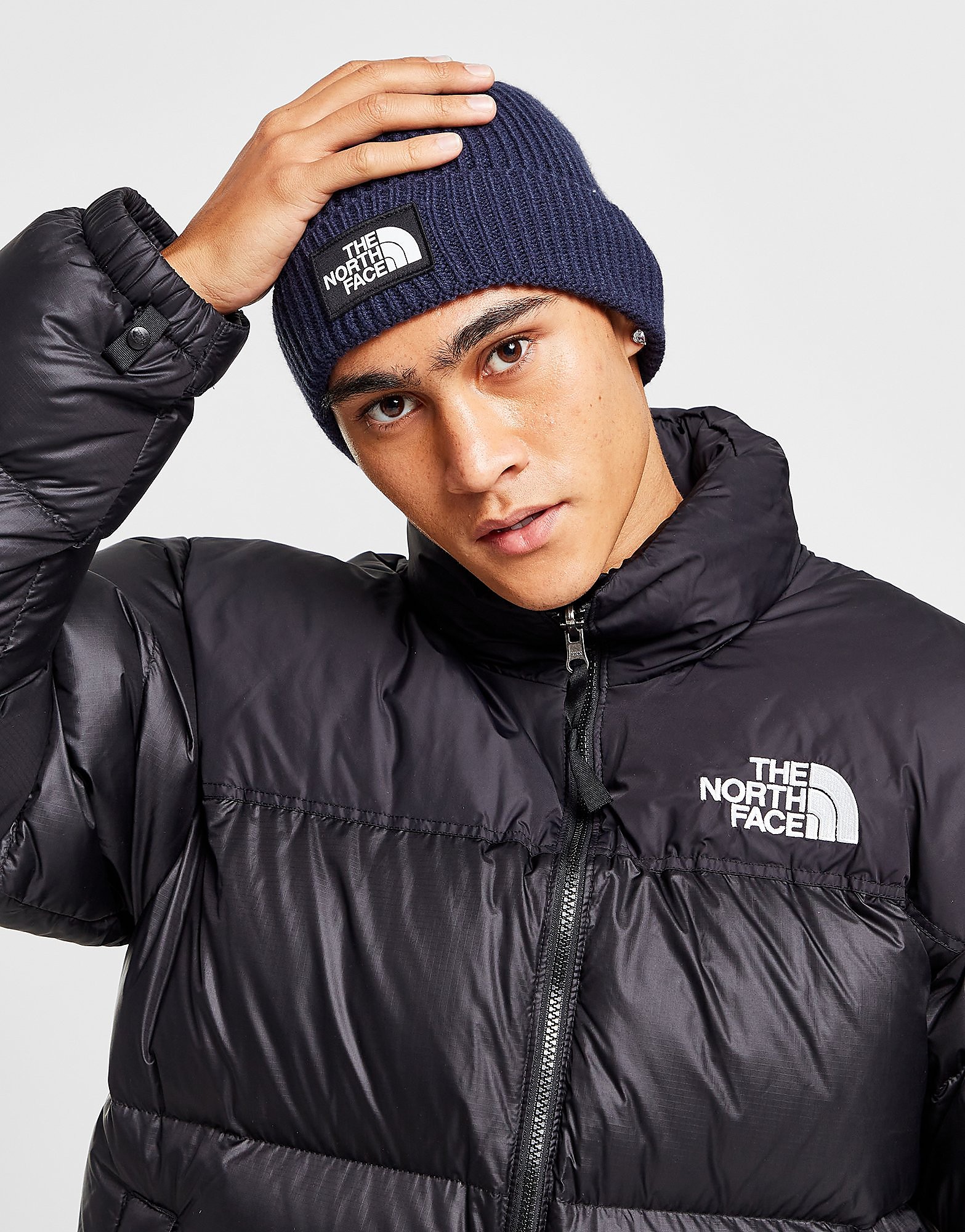 The North Face Bonnet à Revers Logo Box - vue 4