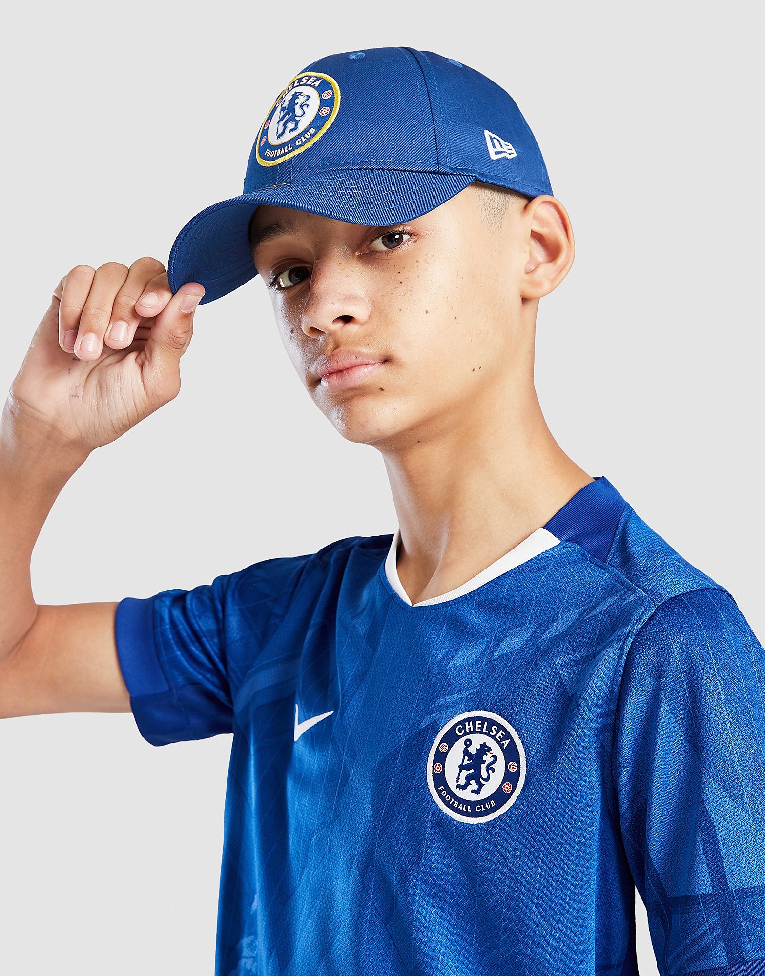 Chelsea FC Youth 9FORTY Cap, Blau - unisex - Size: Junior