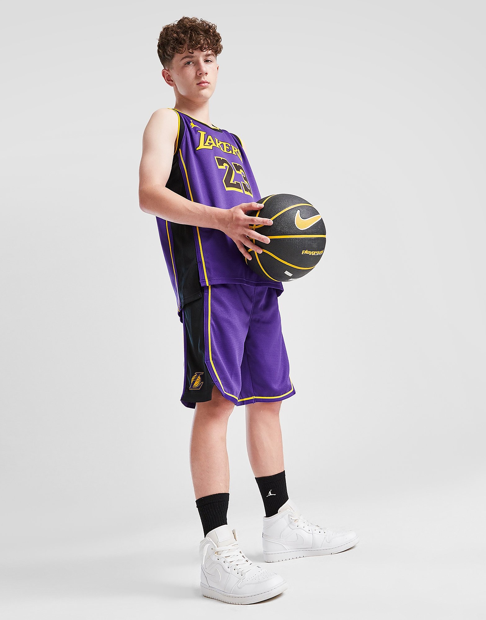 Jordan NBA LA Lakers Pantaloncino Junior
