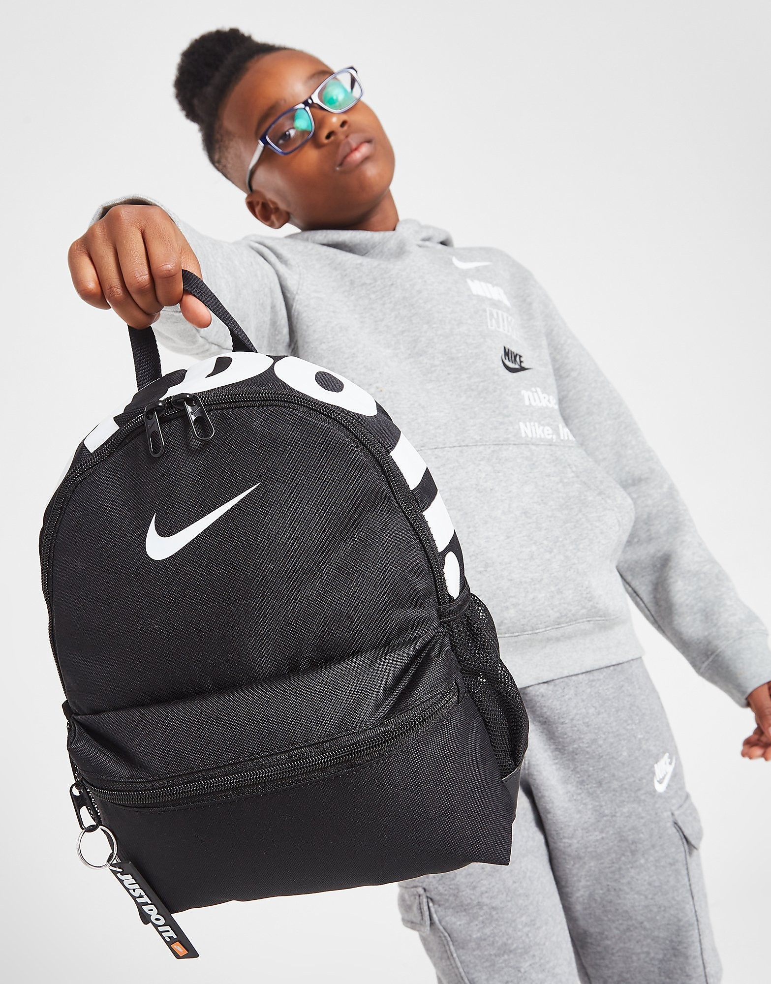 Just Do It Mini Rucksack - Kinder, Schwarz