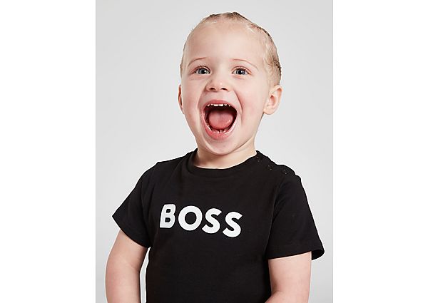 Boss Large Logo T-Shirt Infant Black