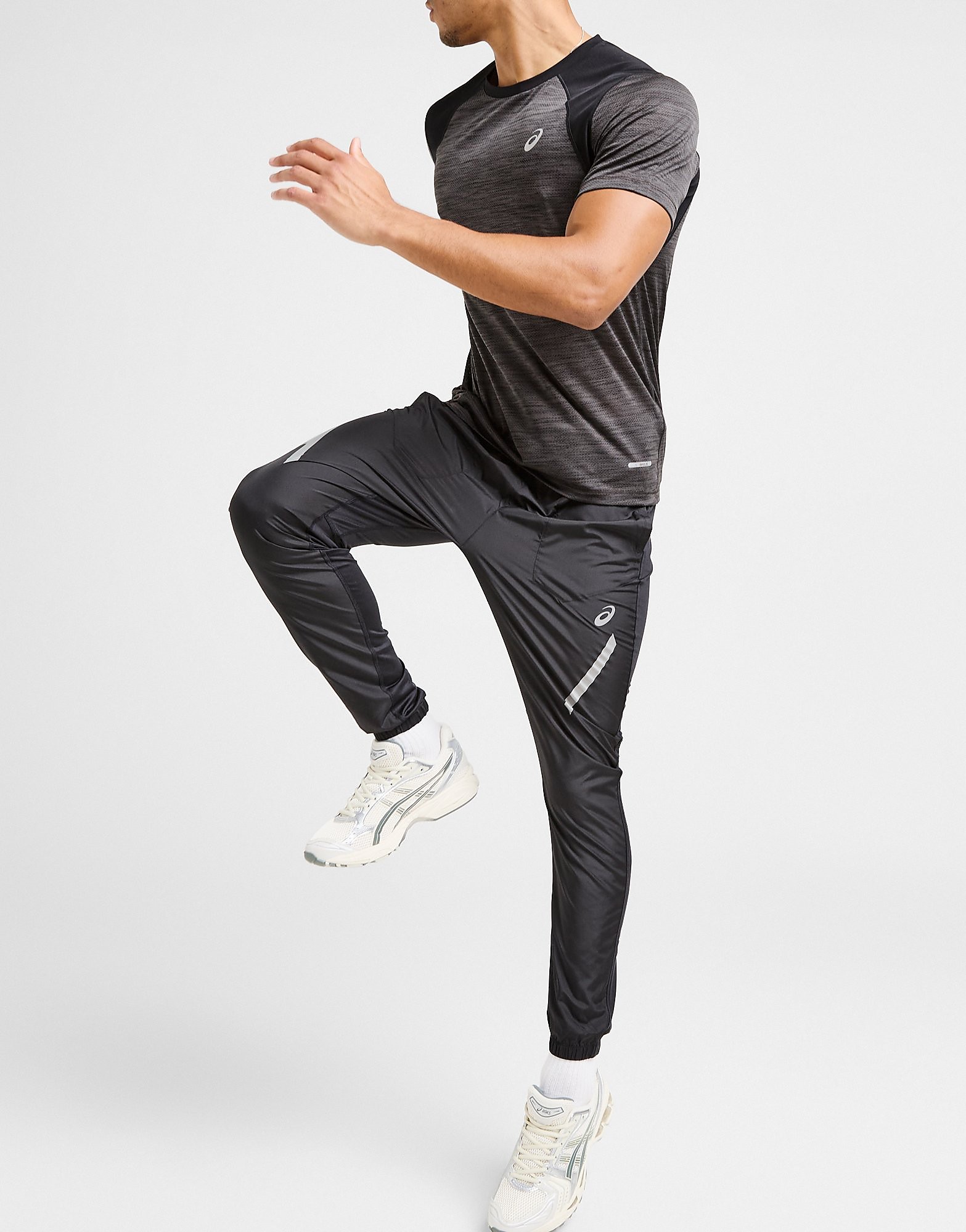 ASICS LITE-SHOW Woven Track Pants - Zwart- Heren, Zwart M