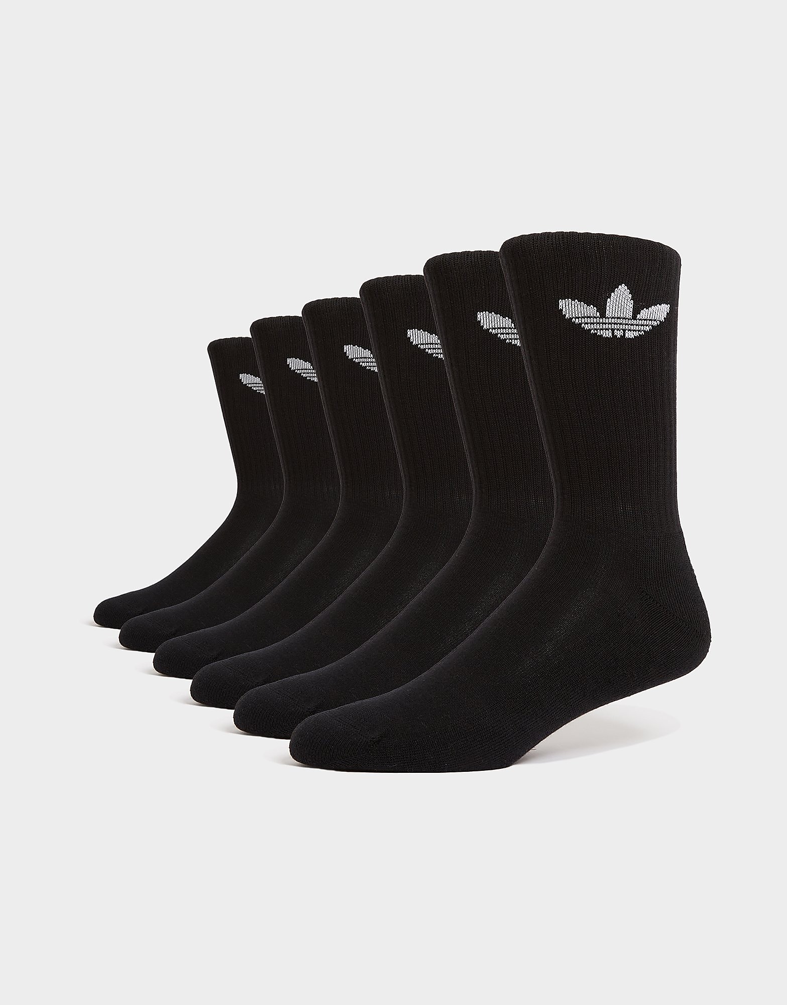 Er-Pack Trefoil Cushion Crew Socken - Herren, Schwarz - male - Size: 34 - 36