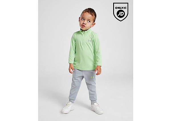 Under Armour 1 4 Zip Tracksuit Infant Green