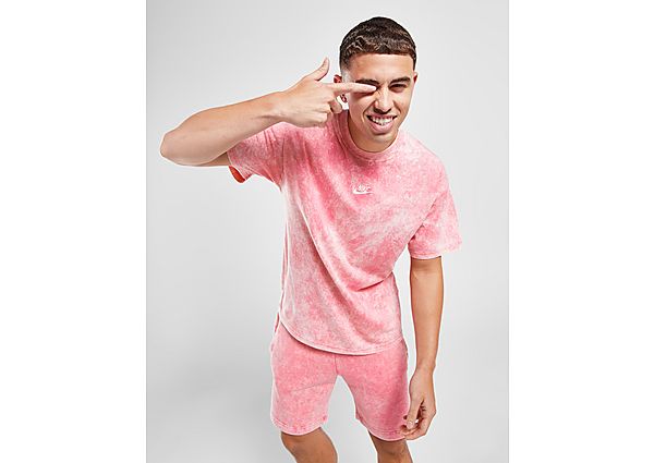 Nike Washed T-Shirt Pink- Heren Pink