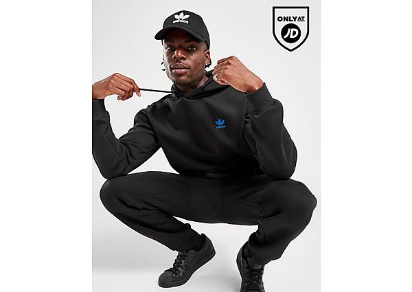 Adidas Originals Trefoil Essential Fleece Hoodie Black- Heren Black