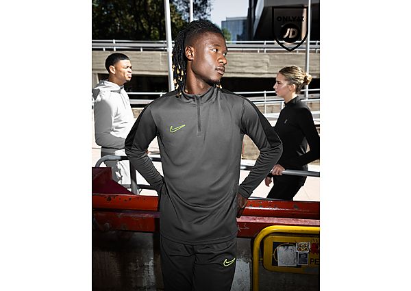 Nike Academy Essential 1/2 Zip Top - Mens, Anthracite/Black/Anthracite/Volt