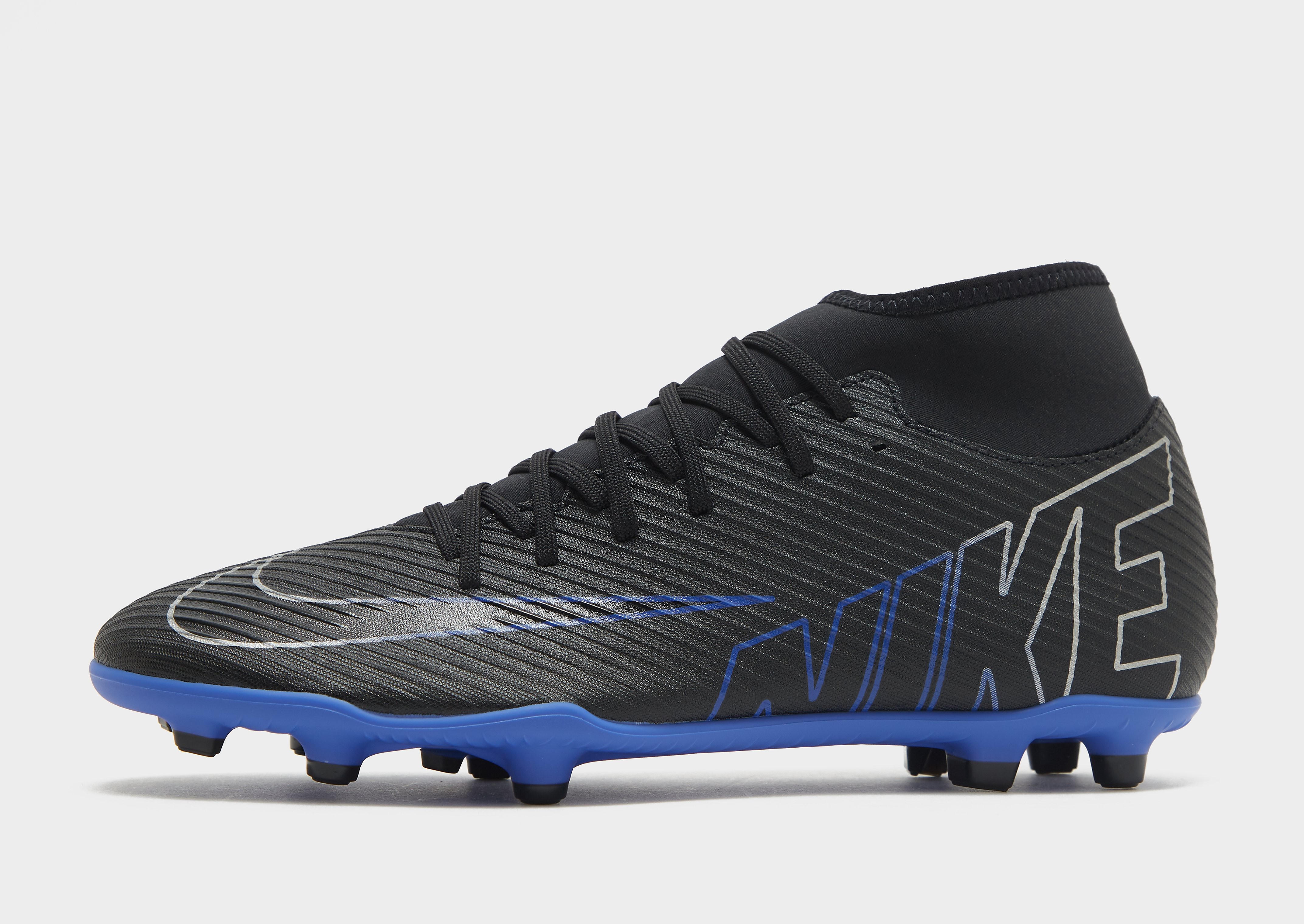 Nike High top voetbalschoenen (meerdere ondergronden) Mercurial Superfly 9 Club - Zwart- Heren, Zwart 40