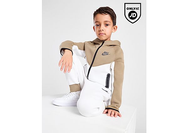 Nike Tech Fleece Tracksuit Children - Mens, Brown