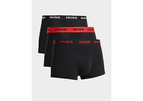 HUGO 3-Pack Trunks Black- Heren Black