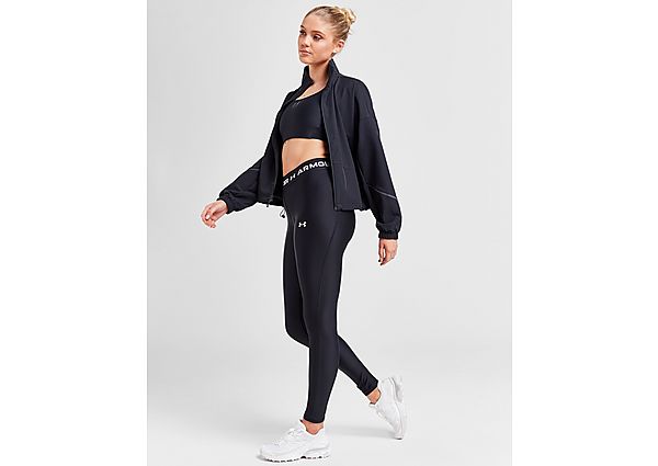 Under Armour Unstoppable Woven Full Zip Top Black- Dames Black