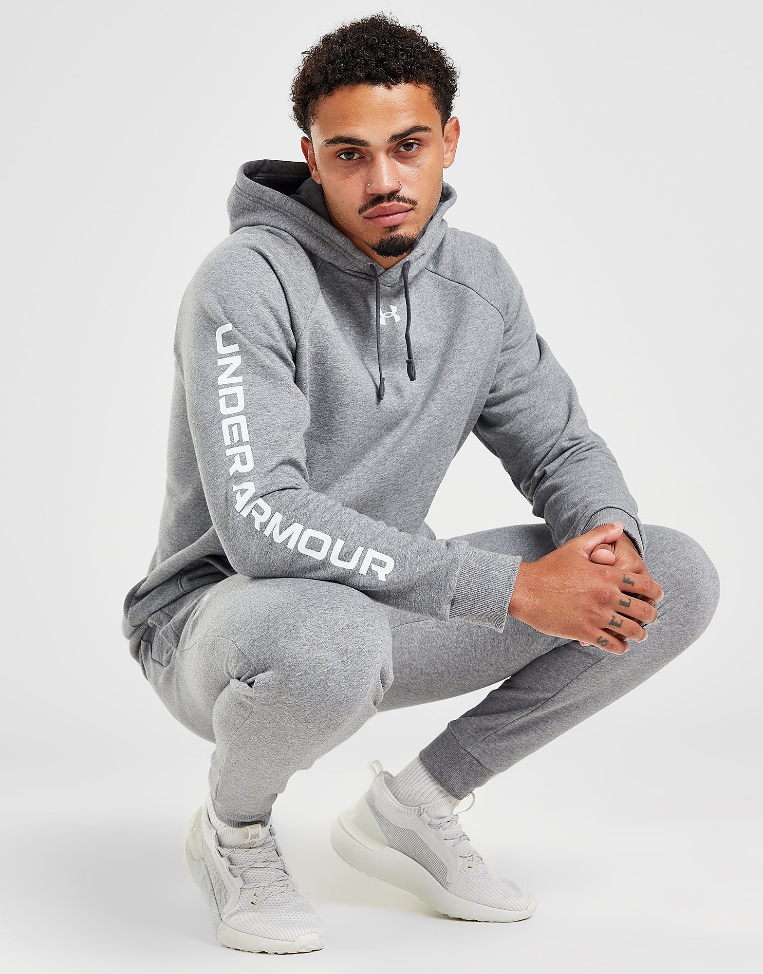 Under Armour Survêtement Rival Fleece Gray Gray