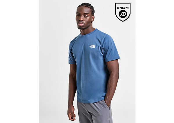 The North Face Faded Box T-Shirt Blue- Heren Blue