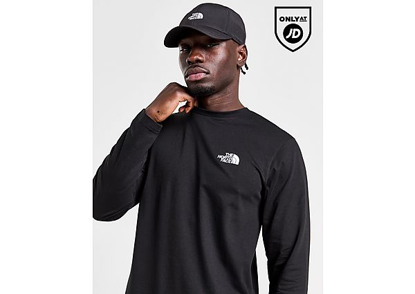 The North Face Simple Dome Long Sleeve T-Shirt Black- Heren Black