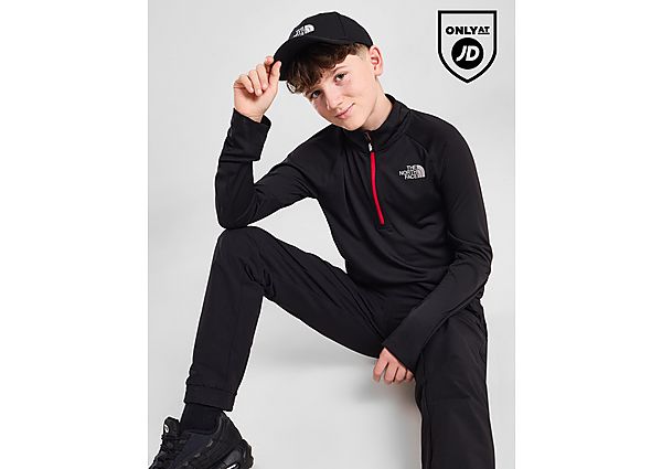 The North Face Performance 1 4 Zip Top Junior Red
