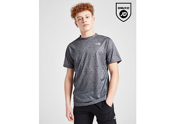 The North Face Geometric Reaxion T-Shirt Junior Grey