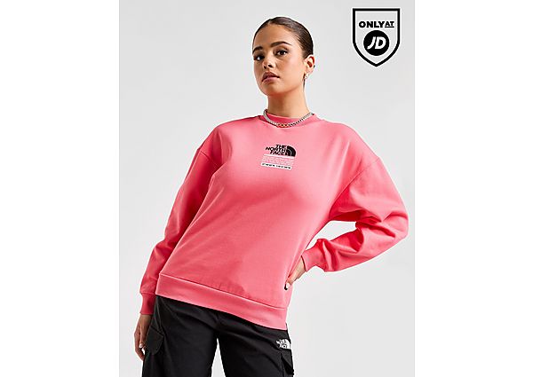 The North Face Notes Crew Sweatshirt Pink- Dames Pink