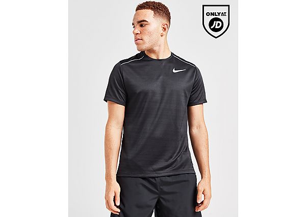 Nike Miler 1.0 T-Shirt Black- Heren Black