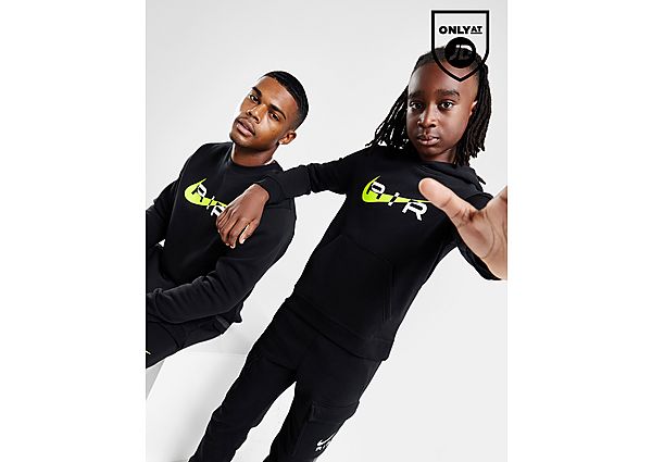 Nike Fleecehoodie voor kids Air Black Volt- Heren Black Volt