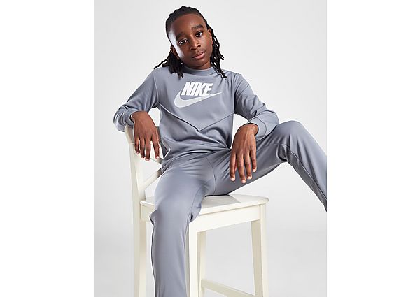 Nike Sportswear Crew Tracksuit Junior - Mens, Smoke Grey/White/White