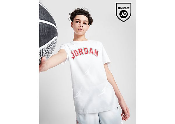 Jordan Fade College T-Shirt Junior White