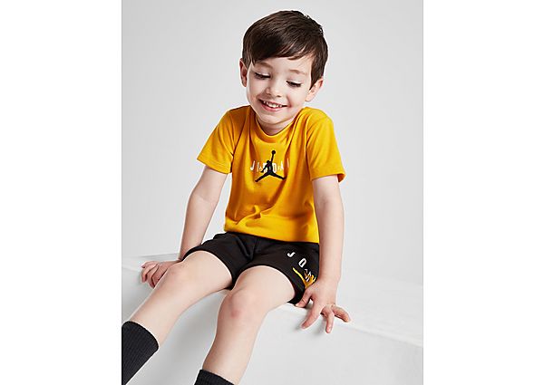 Jordan Jump T-Shirt Shorts Set Infant Yellow