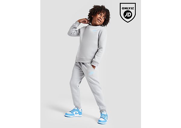 Nike Club Fleece Tracksuit Children Grey