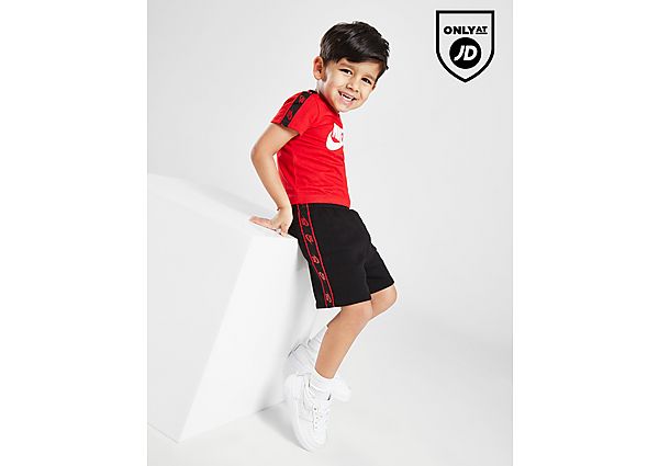 Nike Tape T-Shirt Cargo Shorts Set Infant Red