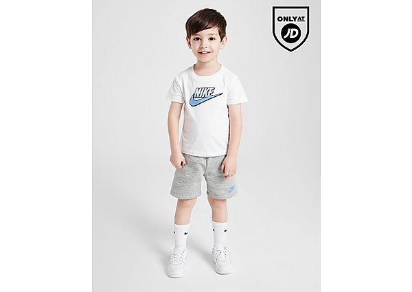 Nike Fade Logo T-Shirt Shorts Set Infant White