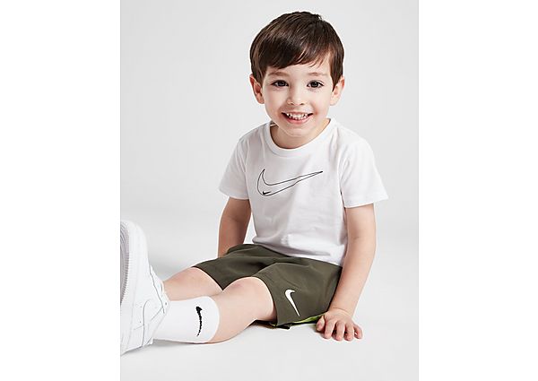 Nike T-Shirt/Woven Shorts Set Infant, White