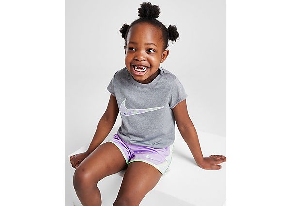 Nike Girls' Tempo T-Shirt/Shorts Set Children - Mens, Grey