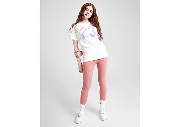 Jordan Girls' 23 Jumpman T-Shirt Junior White