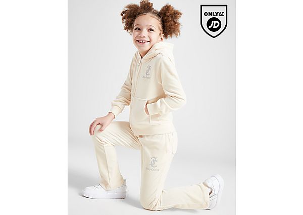 Juicy Couture ' Glitter Full Zip Hooded Tracksuit Children Brown