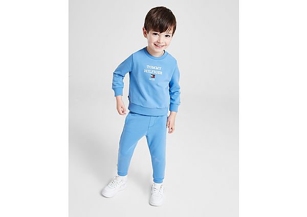 Tommy Hilfiger sweater + joggingbroek lichtroze Shirt + broek Blauw Logo 92