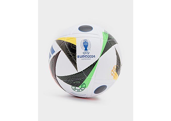 Adidas Euro 2024 League Football White Black Glow Blue- White Black Glow Blue