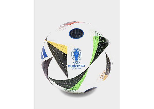 Adidas Euro 2024 J350 Football White Black Glow Blue- White Black Glow Blue