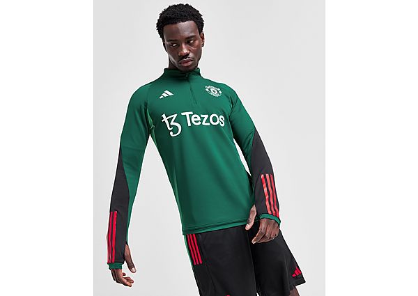 Adidas Manchester United FC Training Top Collegiate Green Black Core Green Active Red- Heren Collegiate Green Black Core Green Active Red