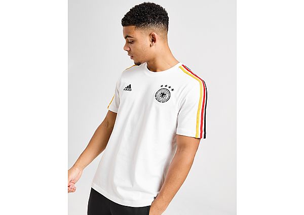 Adidas Germany DNA 3-Stripes T-Shirt White- Heren White