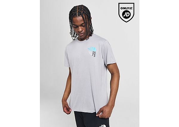 The North Face Performance Graphic T-Shirt Grey- Heren Grey