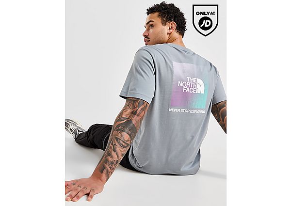 The North Face Faded Box T-Shirt Grey- Heren Grey