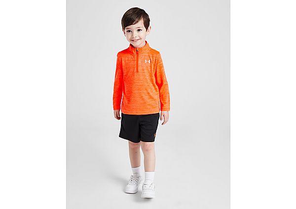 Under Armour 1 4 Zip Top Shorts Set Infant Orange Kind Orange