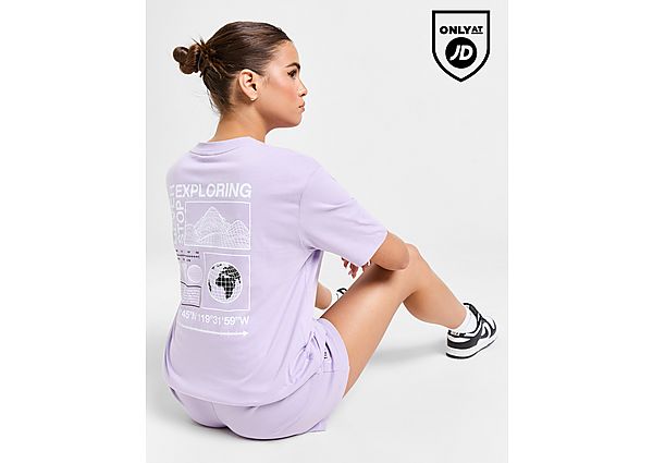 The North Face Energy Oversized T-Shirt Purple- Dames Purple