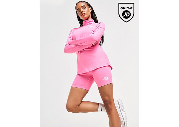 The North Face High Waist Booty Shorts Pink- Dames Pink