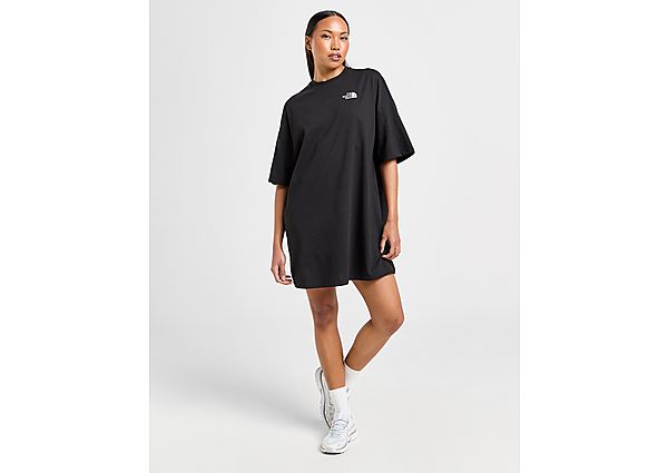 The North Face Dome Oversized T-Shirt Dress Black- Dames Black