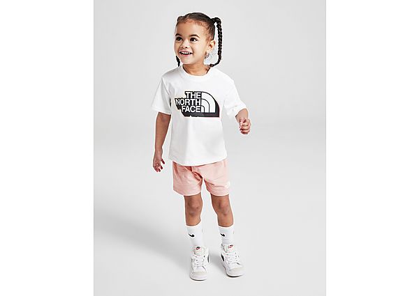 The North Face Girls' T-Shirt Cycle Shorts Set Infants White