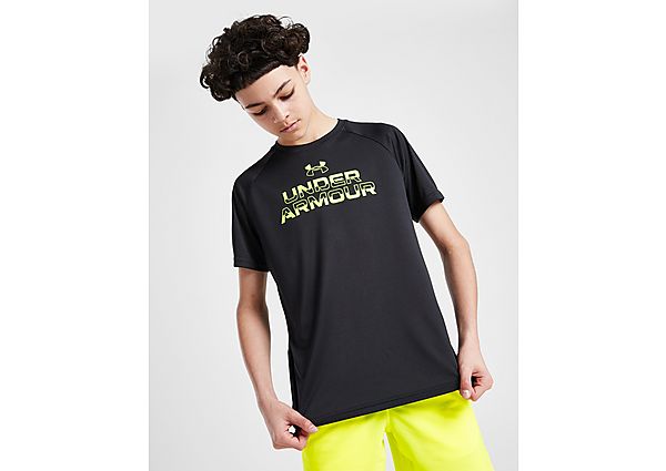 Under Armour Tech Large Logo T-Shirt Junior - Mens, Black