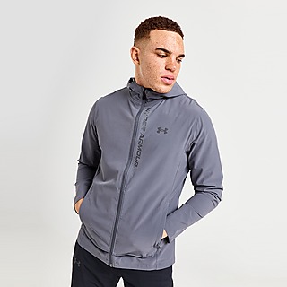 Black Under Armour Woven Full Zip Jacket - JD Sports Global